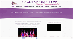 Desktop Screenshot of iceglitzproductions.com